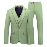 (blazer+pants+waistcoat) 2023 New Men's Suits 3 Pieces Set Men Business Casual Wedding Party Male Blazer Fashion Slim Fi
