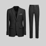 Fitṡ Genuine Business Gentleman Italian Slim Suit Groom Wedding Dress Threepiece Suit/man Tuxedo S6xl,suits(jackets+ve