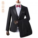 (customized Sizes) Premium Suit Mens British Slim Fit Suit Wedding 3 Piece Wedding Tower Grocery Banquet Evening Dress F