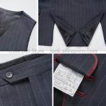 Fitṡ Luxury Genuine Groom Wedding Dress Blazer Suits For Business,classic Fit Vest Trousers,fits Athletic With Broad S