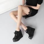 Ankle Boots Heels Genuine Leather  Women's Ankle Boots Round Toe  New Genuine  