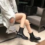 Famous Brand Womens Casual Knight Boots Sweet Cow Leather Shoes Ladies Platform Chelsea Boot Nightclub Motorcycle Botas 