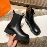 Famous Brand Womens Casual Knight Boots Sweet Cow Leather Shoes Ladies Platform Chelsea Boot Nightclub Motorcycle Botas 