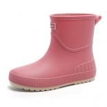 النساء احذية المطر الانزلاق على أحذية المياه عالية الجودة أحذية مضادة للماء المرأة المطاط Rainboot حديقة الكالوشات عدم الانزلاق 