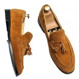 נעלי לואפס חדשות גדילים גברים נעליים רשמיות עדר להחליק באביב סתיו עגול בוהן נעלי שמלת גברים משלוח חינם מידה 38 48