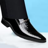 נעליים חדשות לגברים רשמיות חומות עסקיות slipon עגולות בוהן נעליים אביב סתיו נעלי גבר מידה 3848 משלוח חינם שמלות גברים