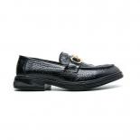 נעלי לופרס שחורות לגברים מחליקות על בוהן עגולות חומות גברים עסקים נעליים רשמיות משלוח חינם נעלי שמלת גברים מידה 38 45