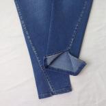 מותן גבוה נשים מכנסיים רגליים ישרות 2023 חדש רטרו ג'ינס אלסטי צד פיצול רגל מכנסיים קז'ואל עיפרון ג'ינס רחוב נשים