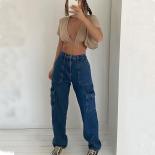 Fashion Overalls Washed Blue Loose Low Waist Women's Jeans 2023 New Straight Leg Pants Casual Plus Size Ladies Denim Tro