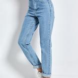 2022 Vintage High Waist Jeans Women's Fashion Street Sraight Pants Casual Pants  Jeans