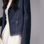 Zoki Harajuku Bf Streetwear Denim Jacket Vintage Design Loose Jean Coat Women Hip Hop High Quality Long Sleeve  Outwear