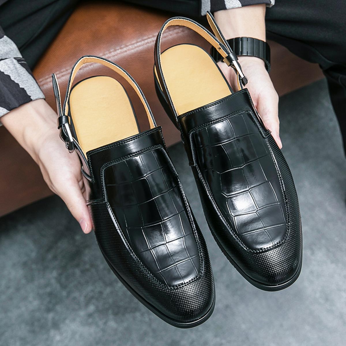 Sandalias negras cheap de vestir