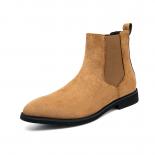 New Chelsea Boots For Men Flock Business Ankle Boots Size 38 46 Mens Short Boots Free Shipping Mens Boots