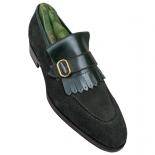 New Green Loafers For Men Tassels Round Toe Flock Slipon Handmade Mens Formal Shoes Size 3846 Free Shipping  Men's Dress