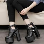 وملهى ليلي الكعب العالي الخام الجديد مع سوبر عالية الكعب الأحذية النسائية منصة مقاومة للماء حذاء من الجلد الأحذية النسائية