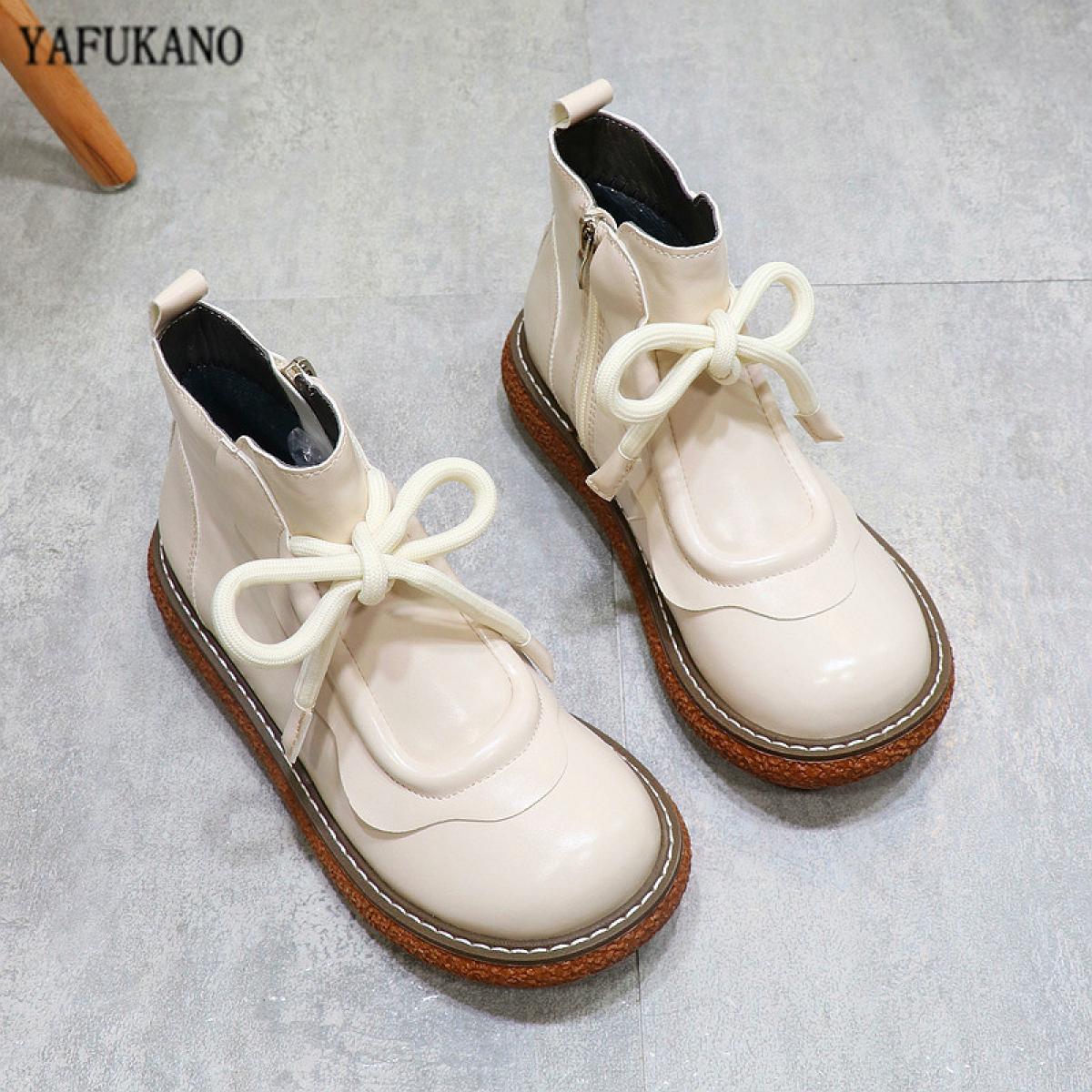 US 62.63 Boots Mori Girl Retro Mori Girl Boots Women Style Boots Womens Clown Shoes Women s Boots Description