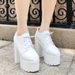 British Wind Small Leather Shoes 15cm Super High Heel Women's Boots Fashion Short Boots  Catwalk High Heels Wild Ankle B