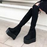 Womens Knee High Boots Wedge Heel   Boots High Wedge  High Wedge Long Boots  2023  