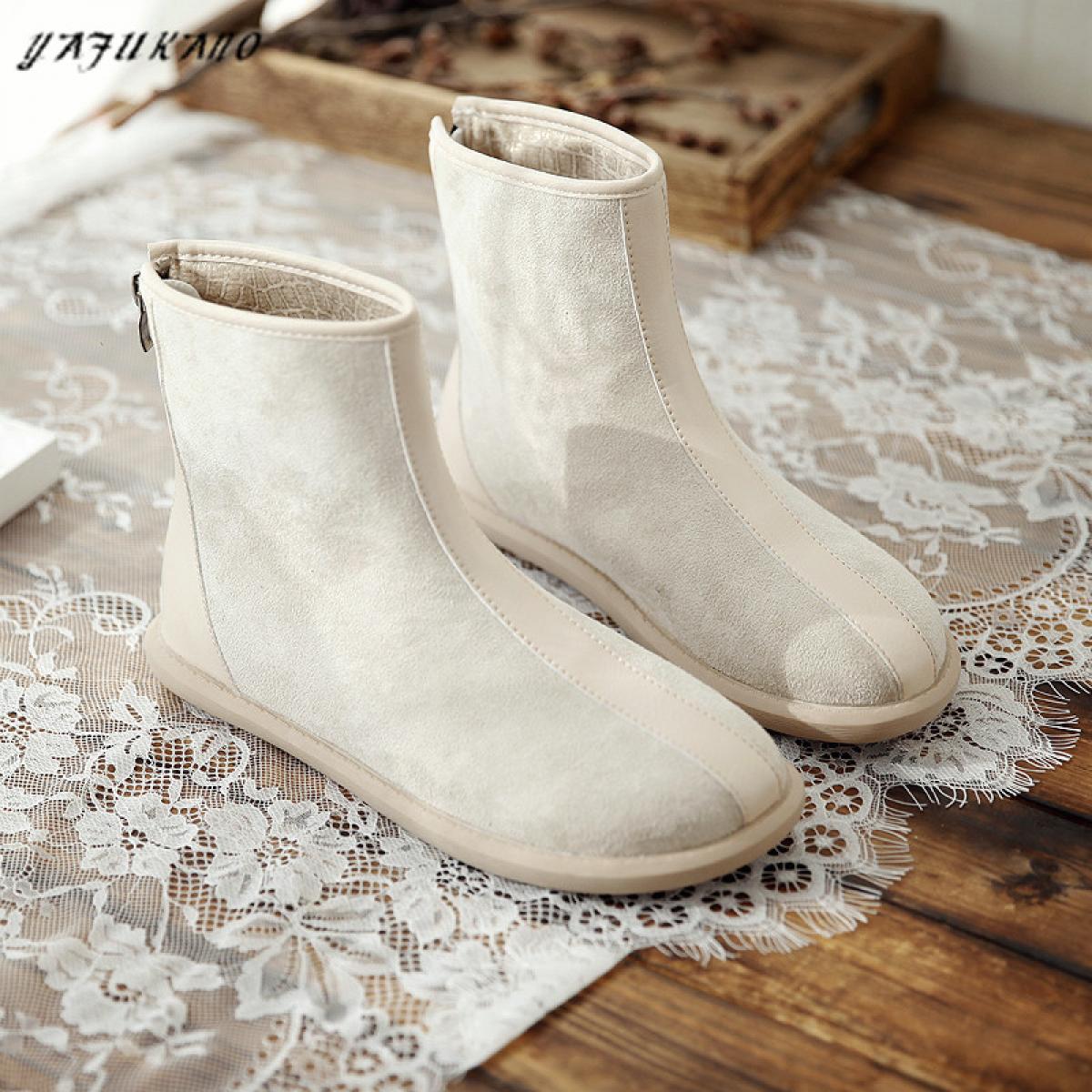 Botas cortas store planas mujer