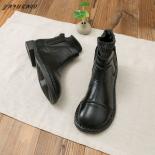 Literary Retro Woolen Socks Short Boots Plus Velvet Warm Nonslip Casual Women Boots Mori Girl Handmade Ankle Boots Soft 