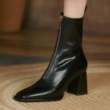 Genuine Leather Casual Lady Ankle Boots  Genuine Leather Ankle Boots Women  Genuine  
