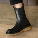 Fashion Shoes Woman 2024 Genuine Leather Elastic Band Women Ankle Boots For Ladies Winter Office Lady Women's Boots