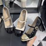 Women Sandals Autumn Marie Jane Shoes High Heels Fashion 2023 New Trend Brand Lolita Dress Party  Pumps Casual Women Sho