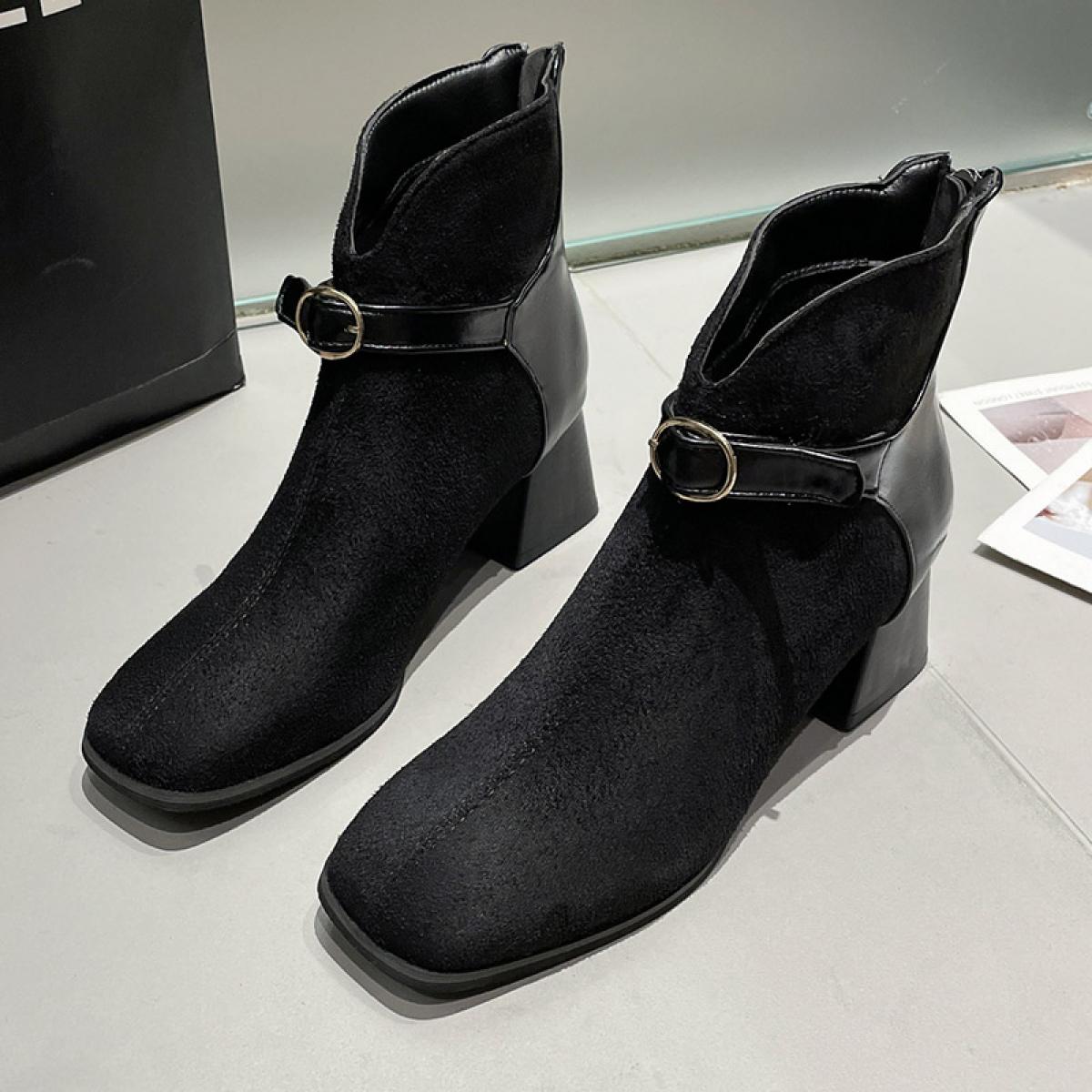 43 58 US 2023 tobillo tacones medios mujeres Chelsea botas