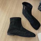 New Winter Flats Ankle Suede Women Chelsea Boots Shoes 2023fashion Casual Sports Walking Running Shoes Motorcycle Snow B