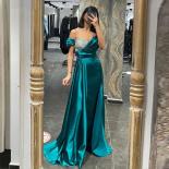 2023 Green Vintage Mermaid Formal Evening Dresses Off The Shoulder Beading Long Party Night Gowns Plus Size Robe De فس
