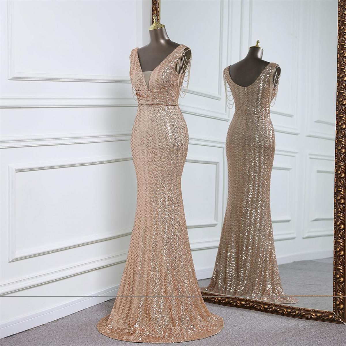 Evening Dresses Long Luxury 2022 Party Gown Prom Dress Evening Bridal Dress Ceremony Dress Bridesmaid Dress