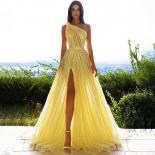 Yellow Shoulder Prom Dress  Yellow One Shoulder Prom Dress  2023 New  One  