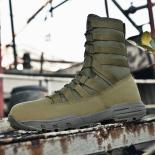 Men's Hiking Boots Spring Autumn Lace Up High Top Platform Sneakers Outdoor  Camping Tactical Shoes Botas Taticas Milita