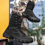 מגפיים טקטיים לגברים צבא צבאי מדבר עמיד למים גברים מגפיים טקטיים צבאיים מגפיים לגברים