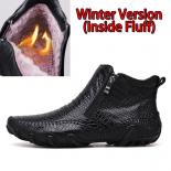 Emosewa  New Autumn Winter Fashion Men Boots Vintage Style Casual Men Shoes Highcut Laceup Men Warm Boots Plus Size 3847