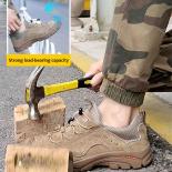 נעלי בטיחות נגד החלקה גברים מגפי בטיחות פלסטיק בוהן עבודה מגפי בטיחות חסינות פנצ'ר נעלי רתך גומי מבודד 6kv עבודה גבר