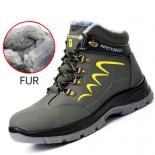 Men Fashion Safety Shoes Steel Toe Work Boots  Work Boots Steel Toe Metatarsal  Men's Boots  