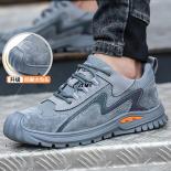 Indestructible Work Safety Boots Men Steel Toe Safety Shoes New Puncture Proof Work Shoes Man Construction Footwear Rubb