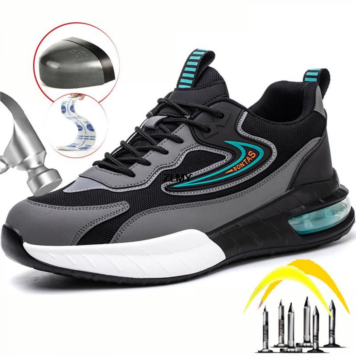 Air cushioned discount safety boots