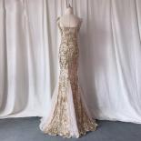 Gold Evening Dresses Mermaid Long Prom Gown Glitter Sequin Party Dress Sweetheart Golden Formal Gown Sparkle Woman Dress