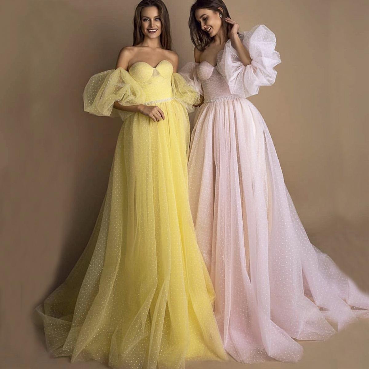 Vestiti discount eleganti gialli