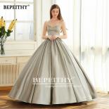 Bepeithy Vintage Sweetheart Evening Dress Party Elegant  Sparkle Glitter Fabric Ball Gown Prom Dresses Robe De Soiree  E