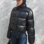 2023 חדש סתיו חורף מעיל פארקס קצר נשים רוכסן חם מעיל פוך רופף מעיל כותנה נשי מוצק עבה עמיד לרוח
