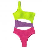 ملابس سباحة بكتف واحد جودة لباس سباحة بيكيني 2023 قطعة واحدة للنساء