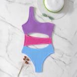 One Shoulder Swimwear Quality  Bathing Suits Swimsuit Bikini  2023 Women One Piece  