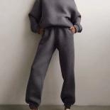 Autumn Winter Tracksuit Female  Womens Oversized Tracksuit Set  Winter Two Piece  