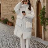 2023 Winter Parkas Women New Warm Coats Jacket Female  Fashion Length Hooded Comfort Elegance Casual Streetwear Clothes