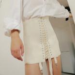 Mini Skirt Vintage Gothic  Womens White Punk Skirt  Mini Skirt High Gothic  2023  