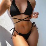 2022 New  Swimsuits Women Solid Brazilian Bikini Set Low Waist Push Up Bathing Suit Beachwear Female Bikini Micro Swimwe