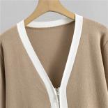 2023 New Fashion 3 Piece Set Women  Vest + Long Sleeve Zipper Cardigan + Elastic Waist Pants Women's Tracksuit Knitted S
